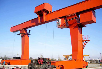 L-Shaped Legs Single Girder Gantry Crane